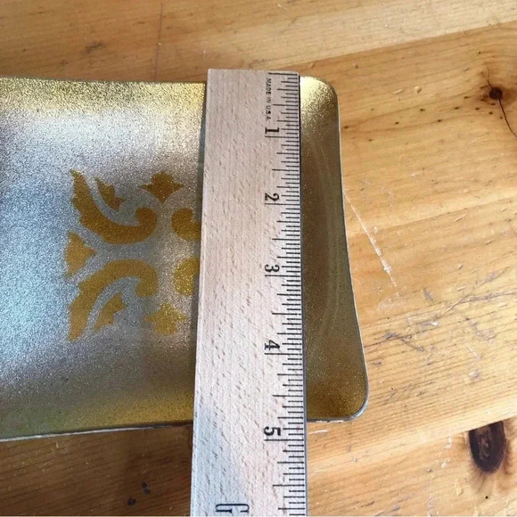 1950’s Talbot Glass Company Gold Tray - Picture 8 of 10